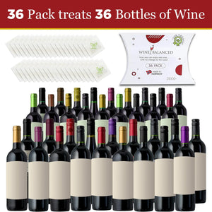 Wine Balanced Filter - 24 Pack All-Natural Purifier To Reduce Sulfites & Histamines In Wine