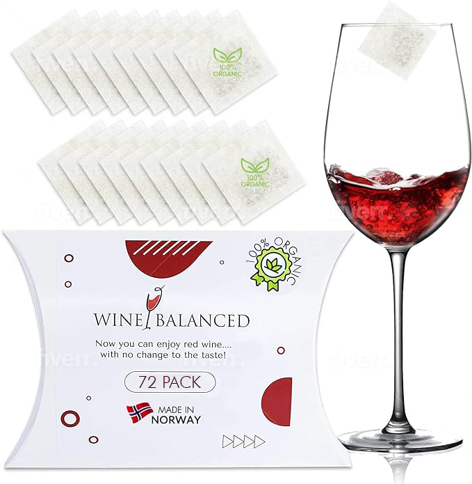 72-pack wine filters for sulfite removal.